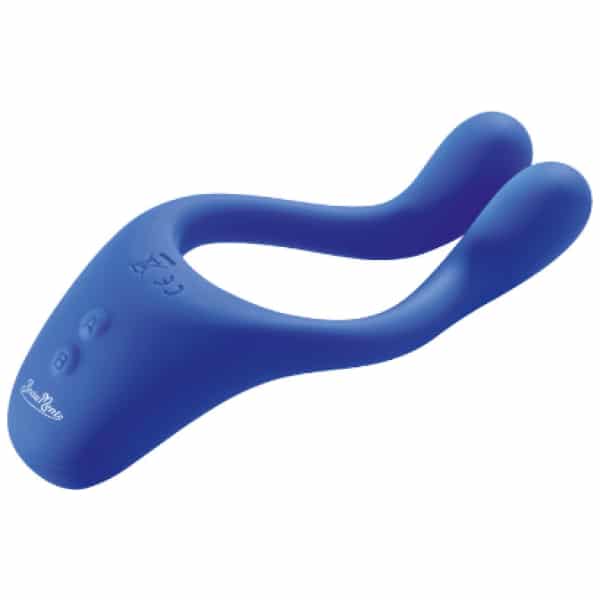 Product image for blue couples vibrator BeauMents Doppio 2.0 - Remote Control
