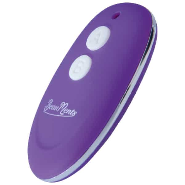 product image for purple remote control for BeauMents' Doppio 2.0 couples vibrator