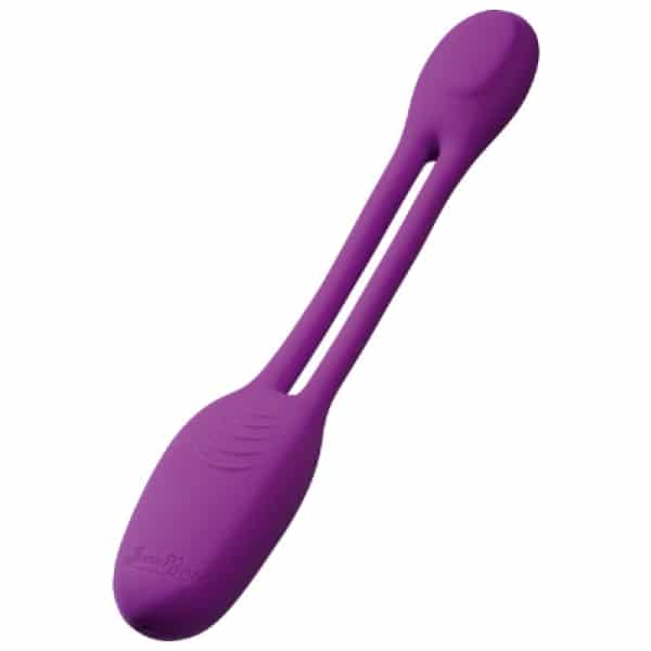Front product image BeauMents Flexxio remote controlled couples vibrator in purple