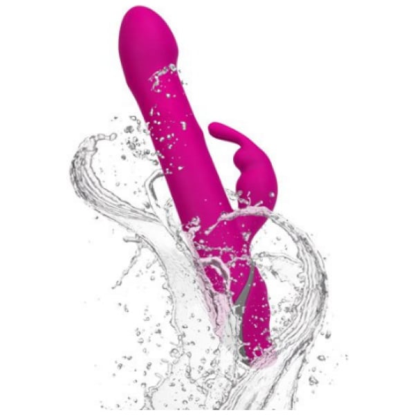 Purple Commotion Rhumba vibrating dildo with water splash