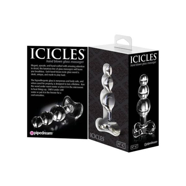 Icicles No. 47 - Glass Anal Plug