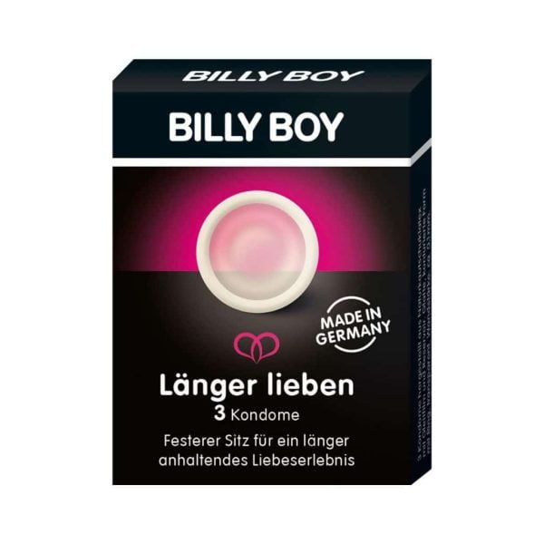 Billy Boy Condoms - 3pcs - Contoured