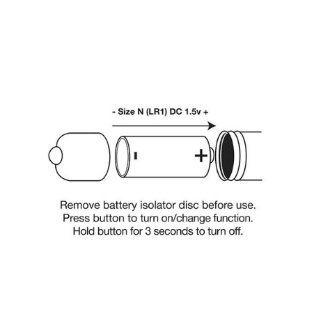 80 mm Bullet Vibe - 7 Speed