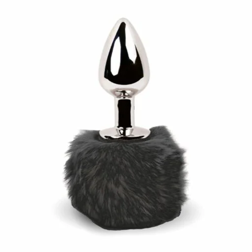 FeelzToys Metal Bunny Tails Butt Plug