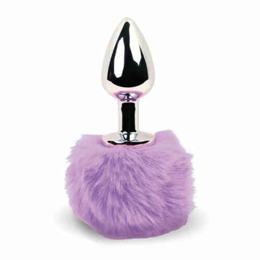 FeelzToys Metal Bunny Tails Butt Plug