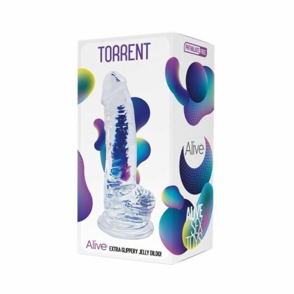 Alive Torrent Jelly Dildo – Clear