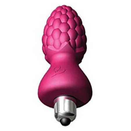 Rocks Off Ass-Berries Raspberry - Vibrating Butt Plug