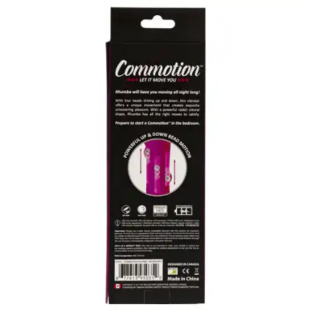 Commotion Rhumba - Beaded Rabbit Vibrator