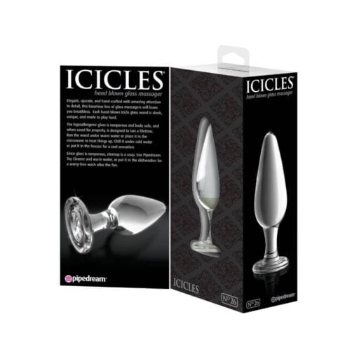 Icicles No. 26 - Glass Anal Plug