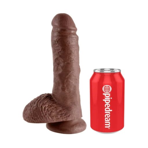 King Cock 8" Cock with Balls - Realistic Dildo