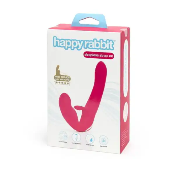 Happy Rabbit Strapless Strap On Rabbit Vibe
