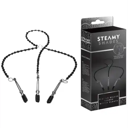 y style deluxe beaded nipple clamps 1