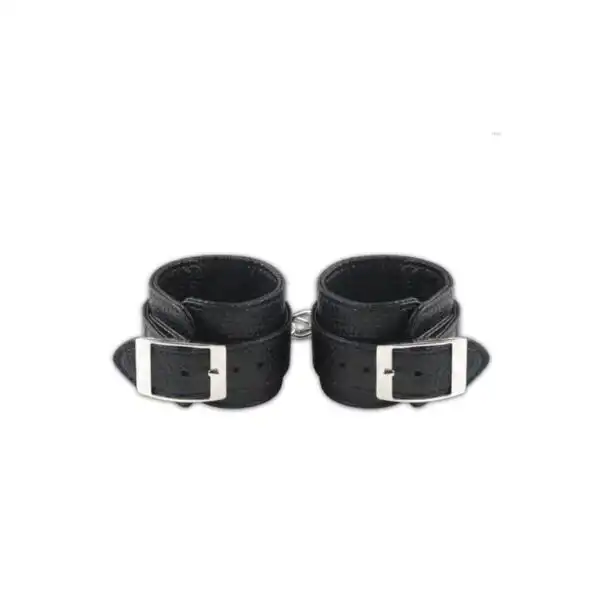 Lux Fetish Faux Fur Leatherette Cuffs 3
