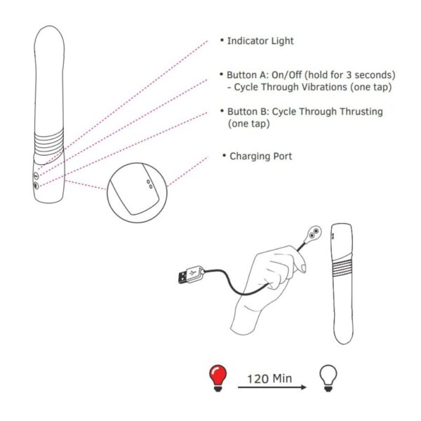 Lovense Gravity Thrusting Vibrating Dildo 6
