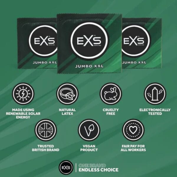 EXS Jumbo Extra Large Condoms 3